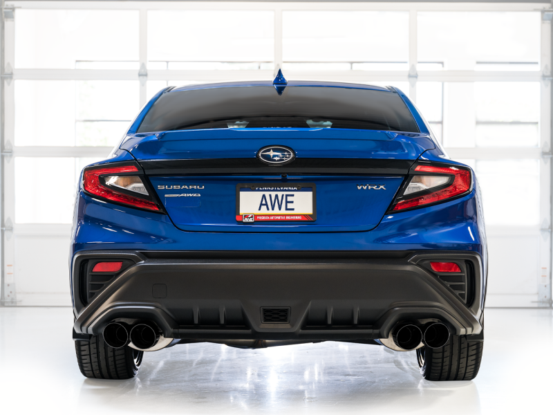 Subaru WRX Performance Exhaust - AWE Tuning - Cat Back Touring - Diamond Black - `22-`27